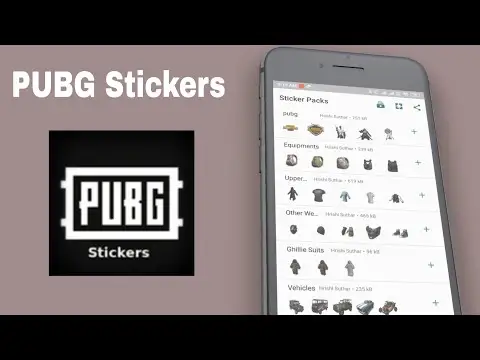 PUBGM Stickers screenshot 1