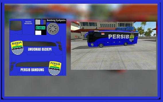 60  Skin Bola Livery BUSSID HD screenshot 4