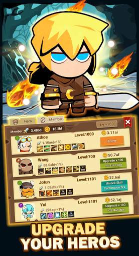 Tap Dungeon Hero:Idle Infinity RPG Game screenshot 4