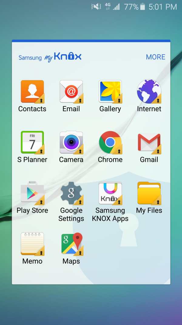 Samsung My Knox screenshot 5