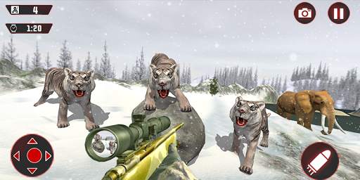 Angry Tiger Hunter : Crazy Mountain shooter screenshot 4