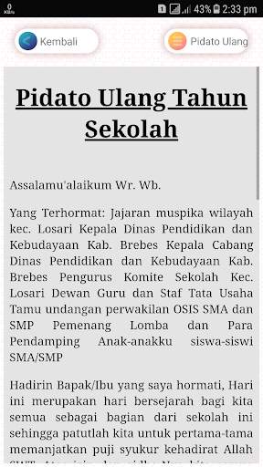 Kumpulan Teks Naskah Pidato Sambutan Lengkap скриншот 1