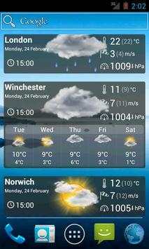 StormWeather Widget Lite screenshot 1