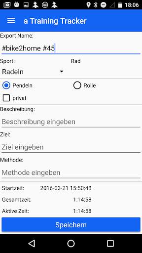 a Training Tracker (ANT  BTLE) screenshot 6
