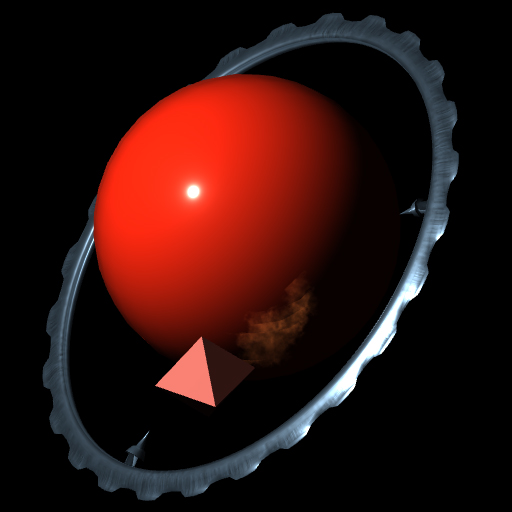 Ball in circle icon