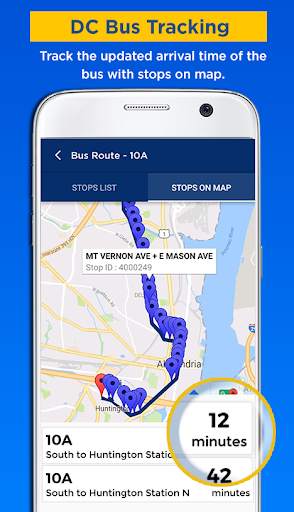 DC Metro & Bus Tracker screenshot 2