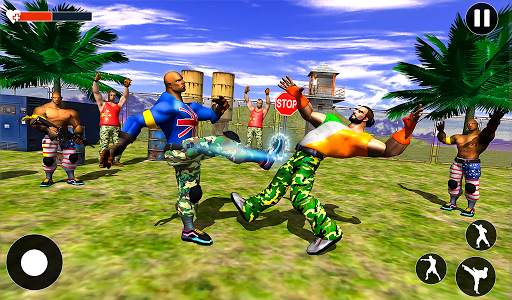 Street Army: Kung Fu & Karate Game Fighting border screenshot 4
