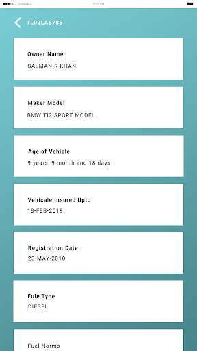 Vehicle Details screenshot 5