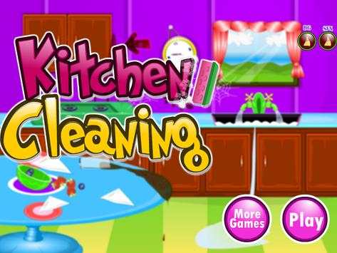 Kitchen cleaning games screenshot 1