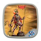 5D Hanuman Live Wallpaper أيقونة