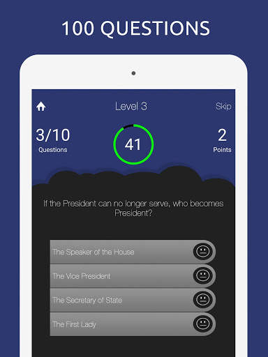 US Civics Quiz: Citizenship Naturalization Test скриншот 6