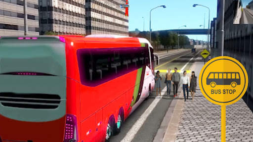 City Coach Bus Drive Simulator screenshot 5