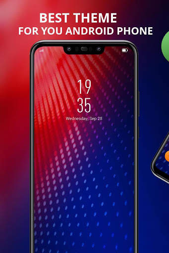 Colorful theme Moto Z4 launcher screenshot 1