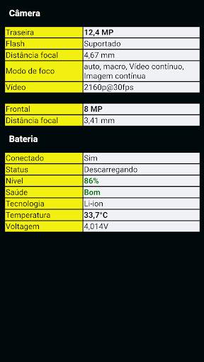 Informações do telefone  (Phone information) screenshot 3