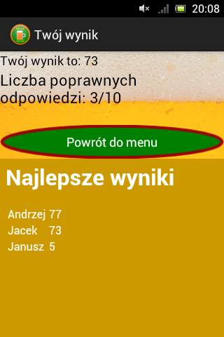 Beer Quiz - test o piwie screenshot 3