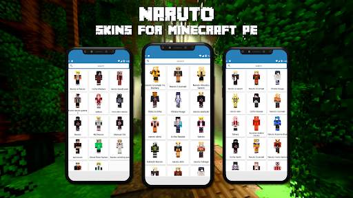 Naruto Skins for Minecraft PE 3D - Maps & Add-on screenshot 1