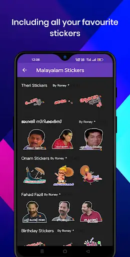 Malayalam Stickers screenshot 4