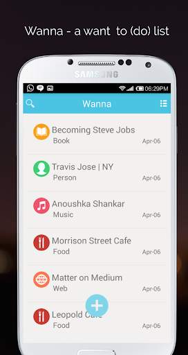 Wanna - a want to (do) list screenshot 2