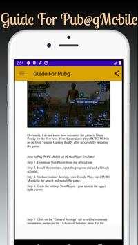 Guide For P U~B G~Mobile screenshot 4