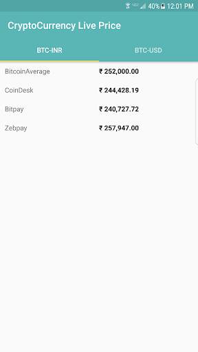 Cryptocurrency Live Price screenshot 1