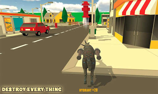 Angry Robot Goat Simulator: Rampage of Europe screenshot 2