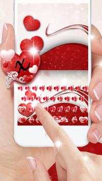 Love Heart Keyboard Theme screenshot 1