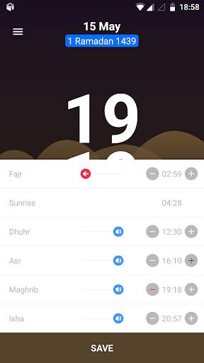 1Muslim - Prayer times, Azan, Qibla screenshot 6