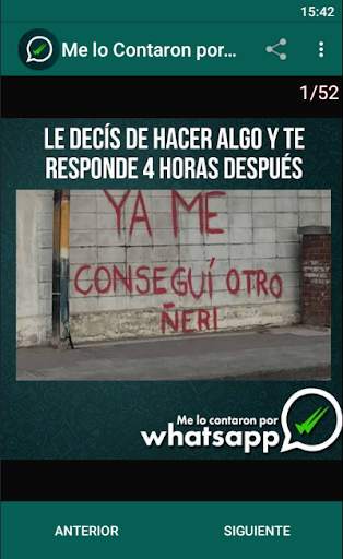 Me lo Contaron por WhatsApp: Imágenes Graciosas screenshot 2