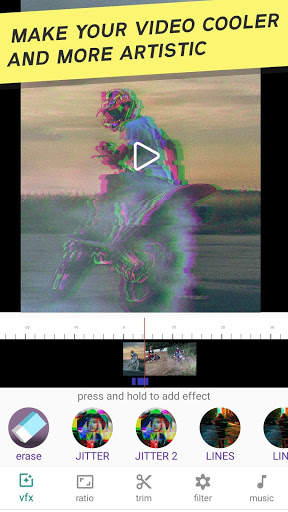 vMotion Glitch - Video Editor screenshot 1