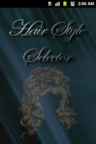 Hair Style Selector Lite screenshot 1