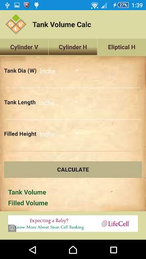 Volume Calculator of Tank screenshot 2