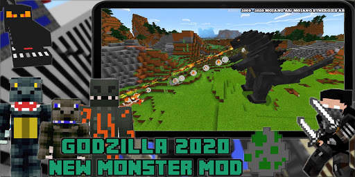 New Monsters - Godzilla King Mod For Craft Game screenshot 1