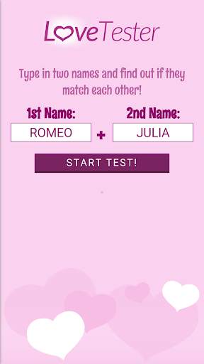 Love Tester - Free screenshot 1