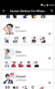 Korean Bands Artists Stickers For Whatsapp screenshot 2