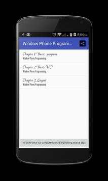 Window Phone Programming screenshot 1