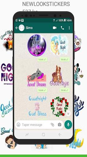 Good Night Sticker for whatsapp  WAStickerApps screenshot 6