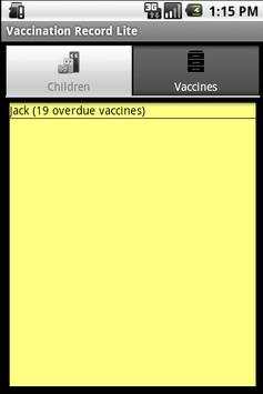Vaccination Record Lite screenshot 1