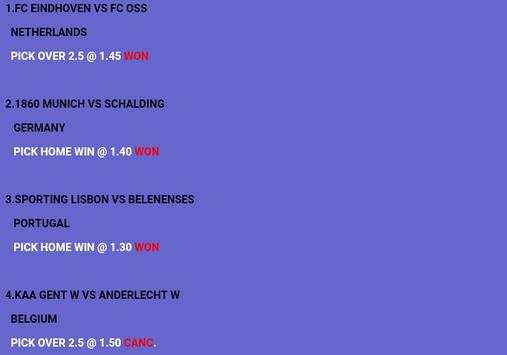 SURE DAILY ODDS screenshot 3