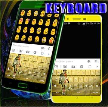 Messi-10 Keyboard Themes 3 تصوير الشاشة
