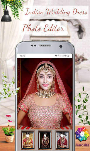 Indian Wedding Dress Photo Editor screenshot 1