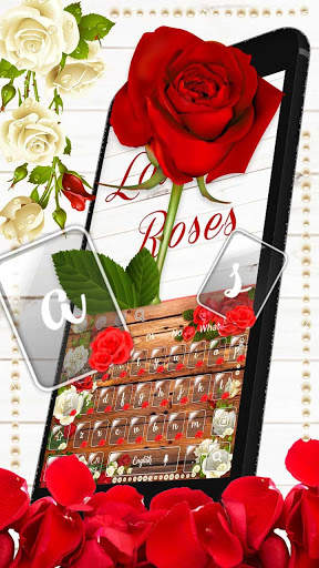 Love Roses Keyboard screenshot 1