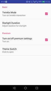 Twinkle Star Live Wallpaper screenshot 4