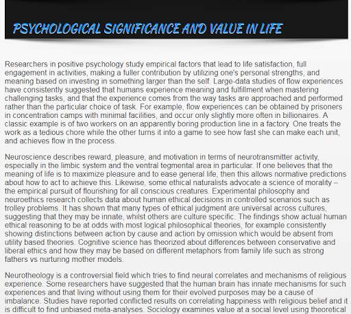 Meaning of Life screenshot 3