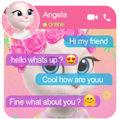 Chat With Talking Angelina أيقونة