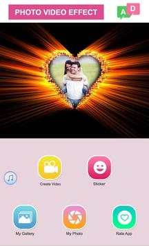 Heart Photo Effect Video Maker 1 تصوير الشاشة