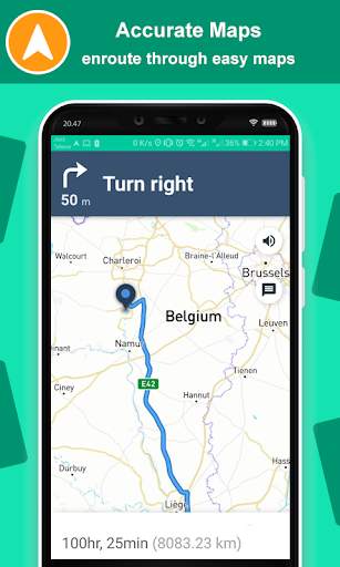 GPS Navigation: Driving Directions: Road Map screenshot 4