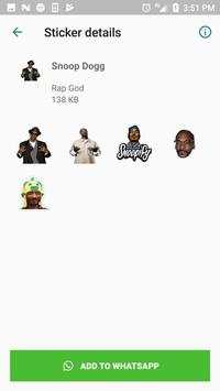 Rapper Stickers for WhatsApp Old School (2019) screenshot 2