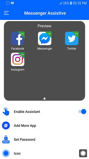 Messenger Assitive Touch screenshot 2