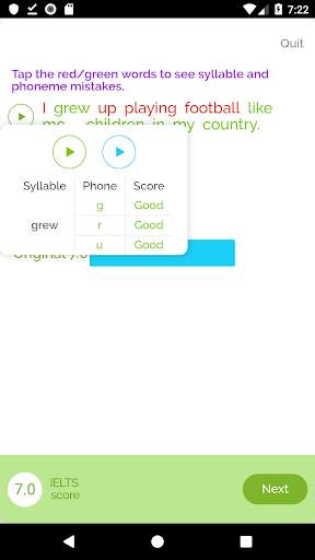 IELTSAce - Instant IELTS speaking score скриншот 4