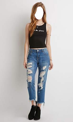 Girls Jeans Fashion Suit screenshot 4